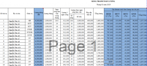 File Excel Tính Lương để Nộp Thuế Tncn 1