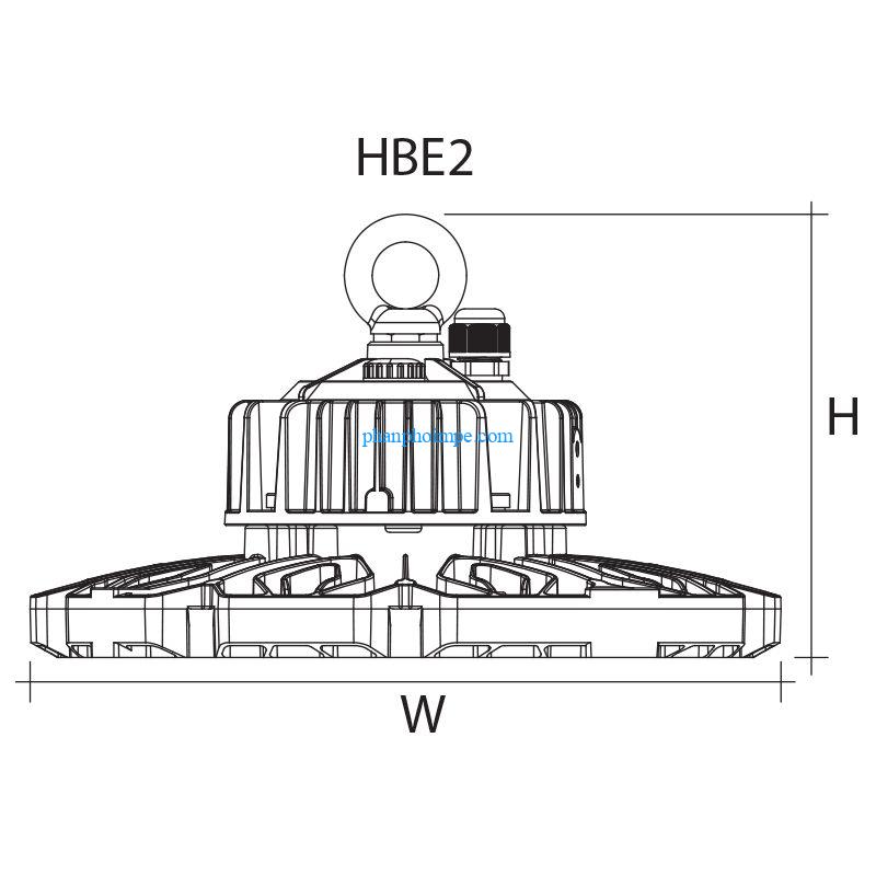 Đèn High Bay HBE2-200T 1