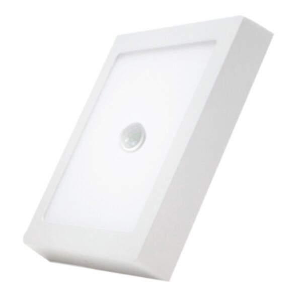LED Panel ốp nổi nhôm, mặt vuông, cảm biến chuyển động 12W ánh sáng trắng SSPL-12T/MS 3