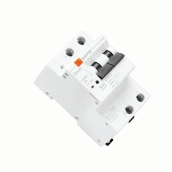 Cầu dao bảo vệ dòng rò, quá tải thông minh RCBOS 2 cực, 80A, 30mA, 6kA mã RCBOS-280/30 3