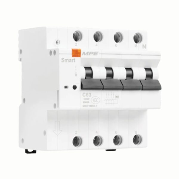 Cầu dao tự động thông minh MCBS 4 cực, 32A, 6kA mã MCBS-432 3
