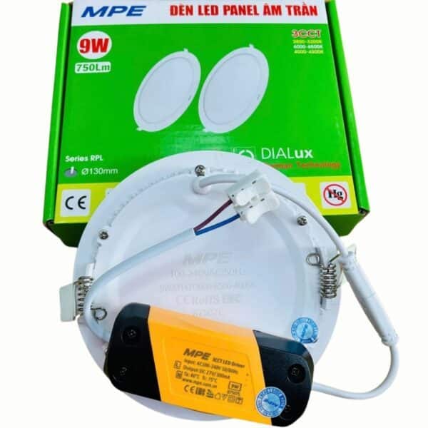 LED Panel âm trần nhôm mặt tròn 15W - 3 chế độ màu RPL-15/3C 4