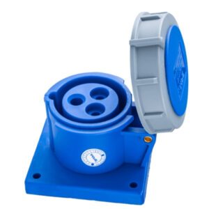 Ổ cắm loại cố định bắt trên bảng điện 3 cực, 16A, IP67 mã MPN-3132 5