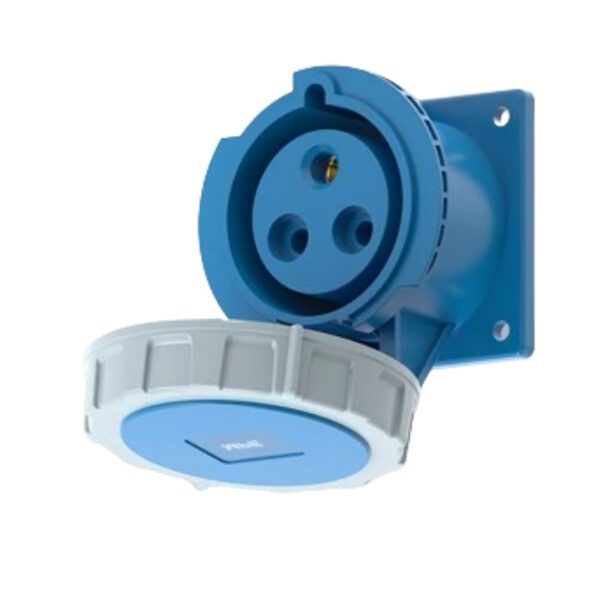 Ổ cắm loại cố định bắt trên bảng điện 3 cực, 32A, IP67 mã MPN2-3232 1