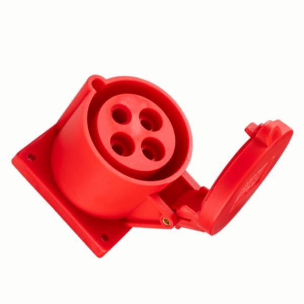 Ổ cắm loại cố định bắt trên bảng điện 4 cực, 16A, IP44 mã MPN-314 3