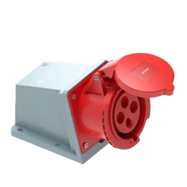 Ổ cắm cố định bắt trên tường 4 cực, 16A, IP44 mã MPN2-114 1