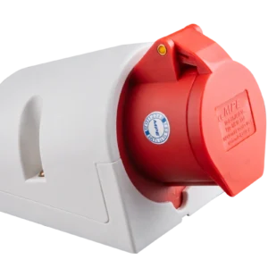 Ổ cắm cố định bắt trên tường 4 cực, 16A, IP44 mã MPN-114 4
