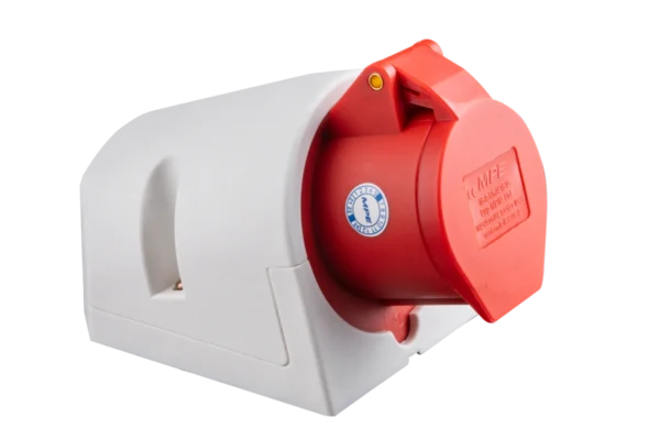 Ổ cắm cố định bắt trên tường 4 cực, 16A, IP44 mã MPN-114 2