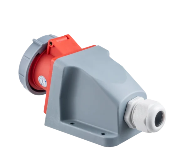 Ổ cắm cố định bắt trên tường 4 cực, 16A, IP67 mã MPN-1142 2