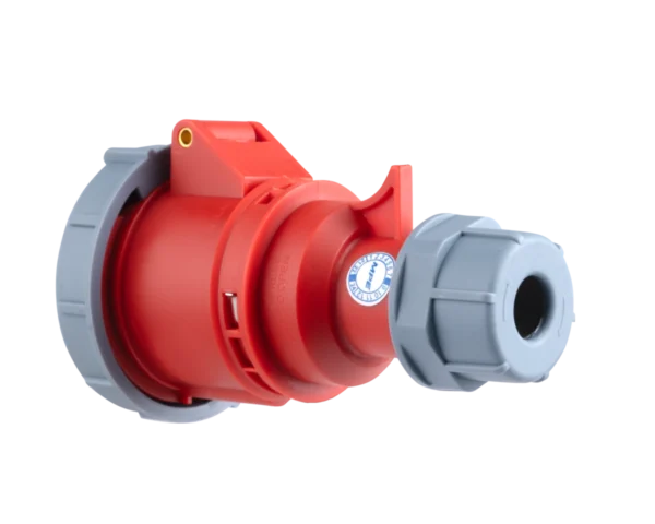 Ổ cắm di động có kẹp giữ dây 4 cực, 16A, IP67 mã MPN-2142 1