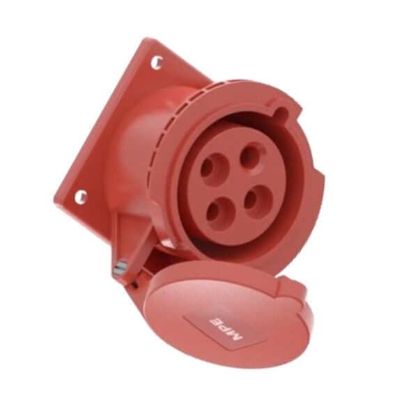 Ổ cắm loại cố định bắt trên bảng điện 4 cực, 16A, IP44 mã MPN2-314 1