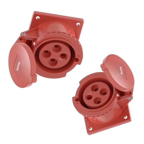 Ổ cắm loại cố định bắt trên bảng điện 4 cực, 16A, IP44 mã MPN2-314 2
