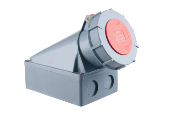 Ổ cắm cố định bắt trên tường 4 cực, 63A, IP67 mã MPN-1342 1