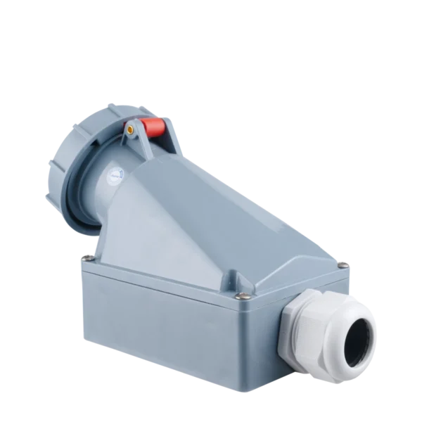 Ổ cắm cố định bắt trên tường 4 cực, 63A, IP67 mã MPN-1342 2