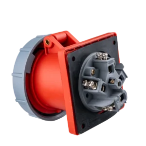 Ổ cắm loại cố định bắt trên bảng điện 4 cực, 63A, IP67 mã MPN-3342 4