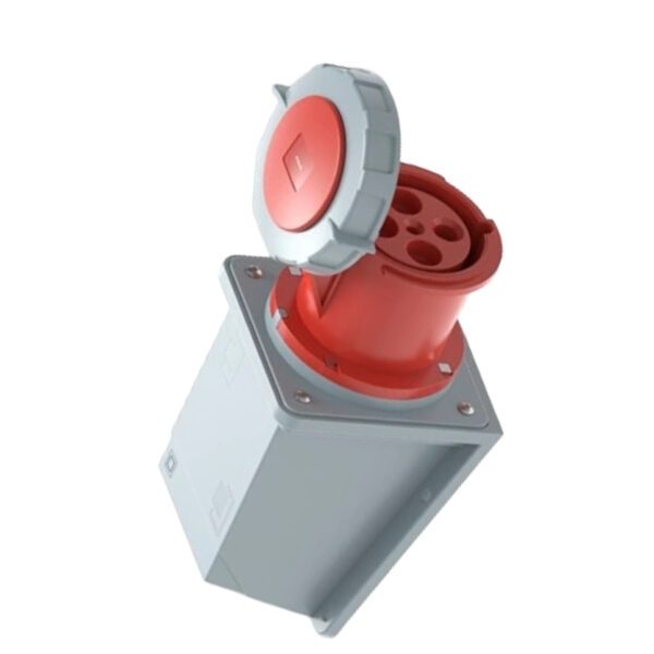 Ổ cắm cố định bắt trên tường 4 cực, 32A, IP67 mã MPN2-1242 1