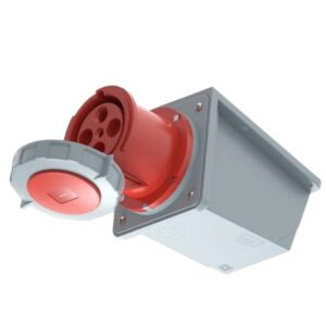 Ổ cắm cố định bắt trên tường 4 cực, 32A, IP67 mã MPN2-1242 6