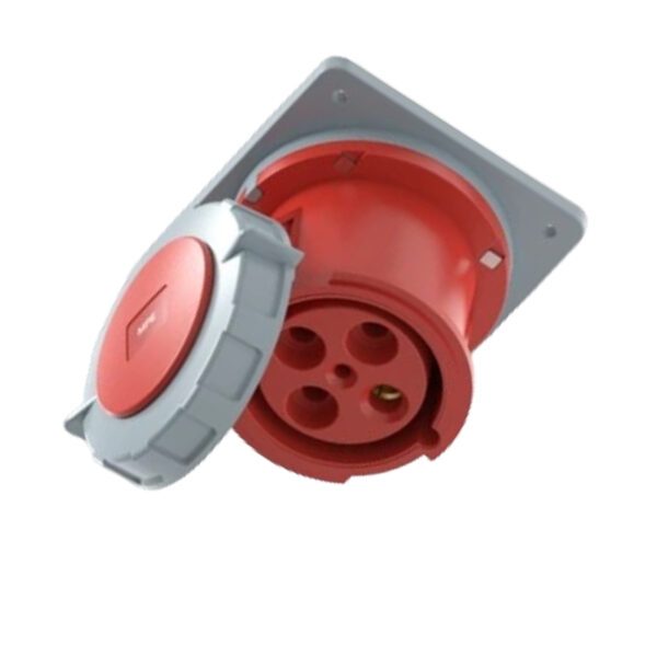 Ổ cắm loại cố định bắt trên bảng điện 4 cực, 63A, IP67 mã MPN22-3342 1