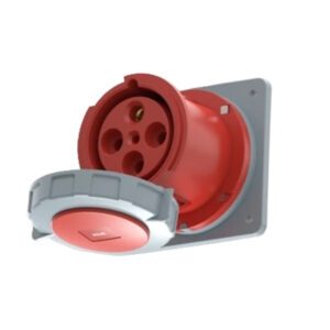 Ổ cắm loại cố định bắt trên bảng điện 4 cực, 63A, IP67 mã MPN22-3342 6