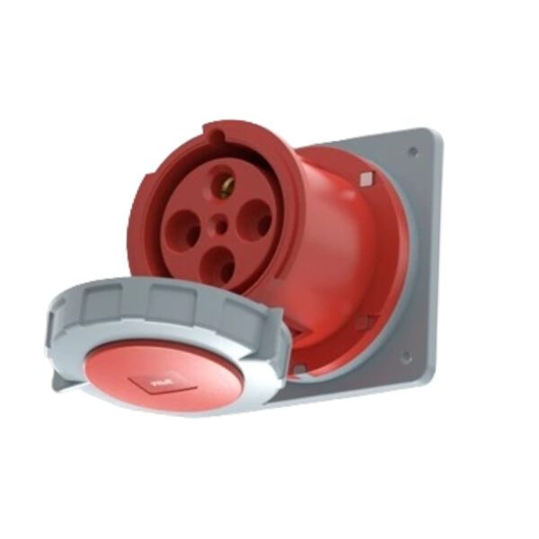 Ổ cắm loại cố định bắt trên bảng điện 4 cực, 63A, IP67 mã MPN22-3342 3