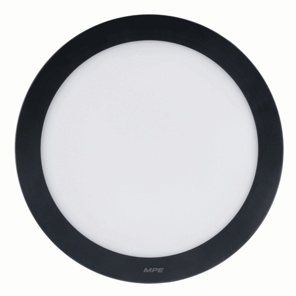 LED Panel ốp nổi nhôm, thân đen, mặt tròn 18W ánh sáng trắng SRPLB-18T 1