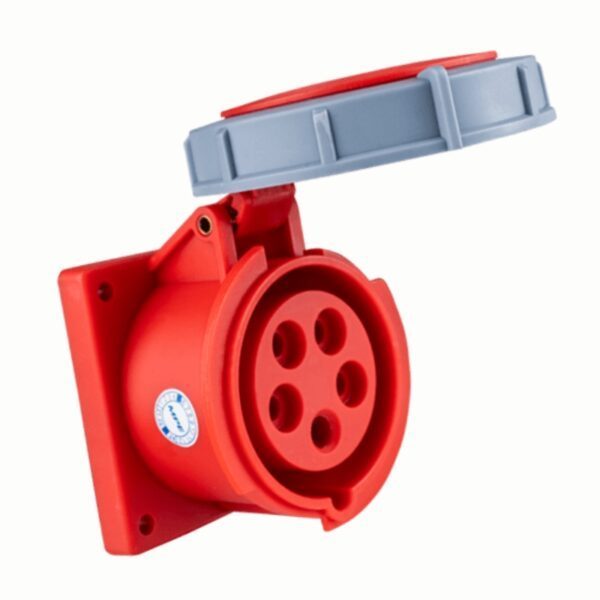 Ổ cắm loại cố định bắt trên bảng điện 5 cực, 16A, IP67 mã MPN-3152 2