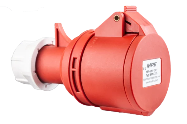 Ổ cắm di động có kẹp giữ dây 5 cực, 16A, IP44 mã MPN-215 1