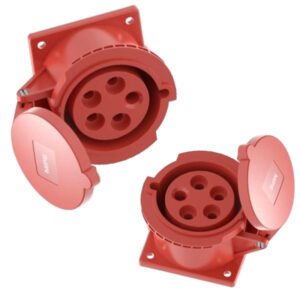 Ổ cắm loại cố định bắt trên bảng điện 5 cực, 32A, IP44 mã MPN2-325 4