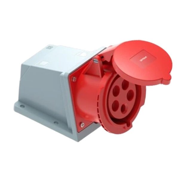 Ổ cắm cố định bắt trên tường 5 cực, 32A, IP44 mã MPN2-125 3