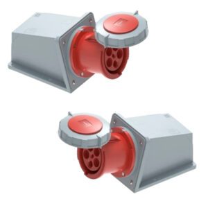 Ổ cắm cố định bắt trên tường 5 cực, 125A, IP67 mã MPN2-1452 6