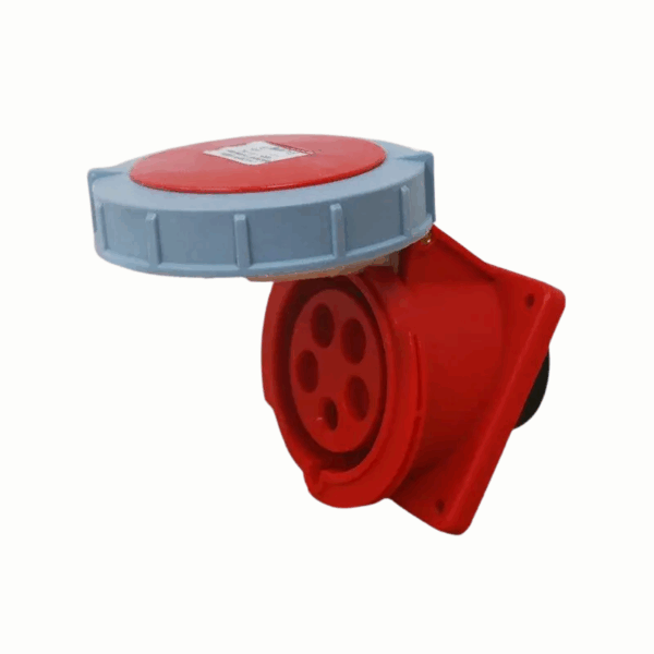 Ổ cắm loại cố định bắt trên bảng điện xéo 5 cực, 32A, IP67 mã MPN2-4252 4