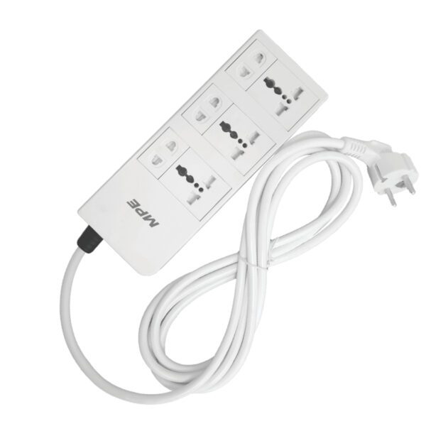 Ổ cắm di động 6 ổ cắm (đơn 2 chấu & đơn đa năng) mã AM6S2 1