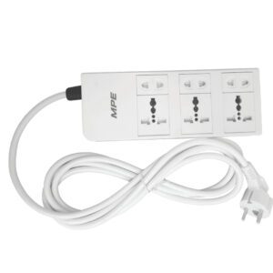 Ổ cắm di động 6 ổ cắm (đơn 2 chấu & đơn đa năng) mã AM6S2 4