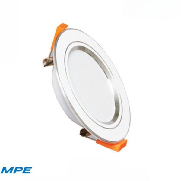 LED Downlight âm trần nhôm, viền bạc 5W - 3 chế độ màu DLB2-5/3C 2