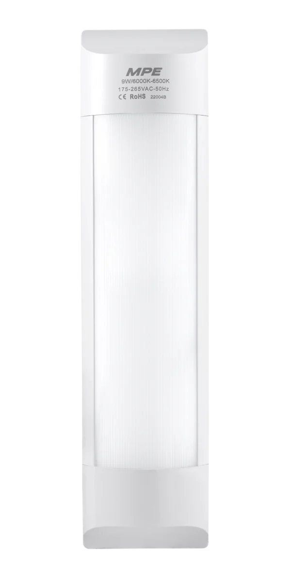 LED Bán Nguyệt thân đèn nhôm-nhựa 9W ánh sáng trắng BN-9T 1