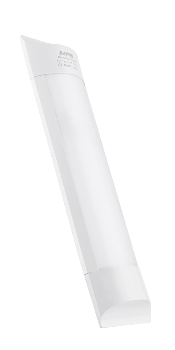 LED Bán Nguyệt thân đèn nhôm-nhựa 9W ánh sáng trắng BN-9T 3