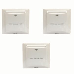 Bộ công tắc dùng thẻ từ 25A có thời gian chậm KT86x86mm mã BKT 5