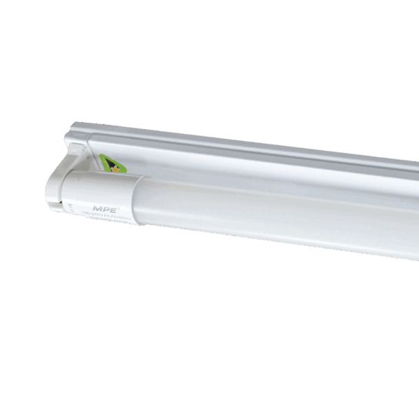 Bộ máng LED Tube thuỷ tinh 1x9W 0.6m ánh sáng vàng MGT8-110V 1