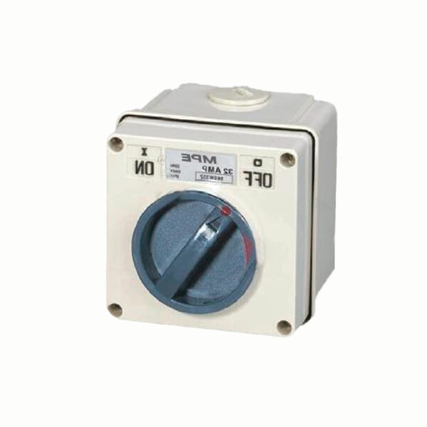 Cầu dao chống thấm nước IP66, 1 cực, 20A, 250V mã SW-120 1