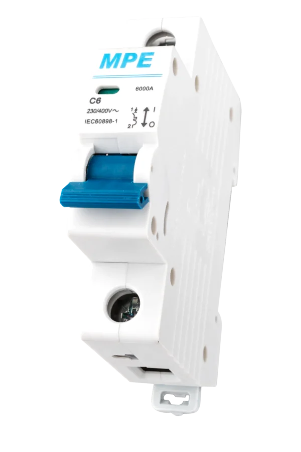 Cầu dao tự động MCB 1 cực, 20A, 6kA mã MP6-C120 2