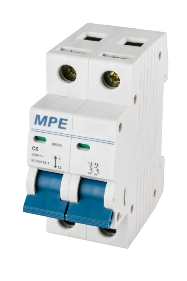 Cầu dao tự động MCB 2 cực, 40A, 6kA mã MP6-C240 1