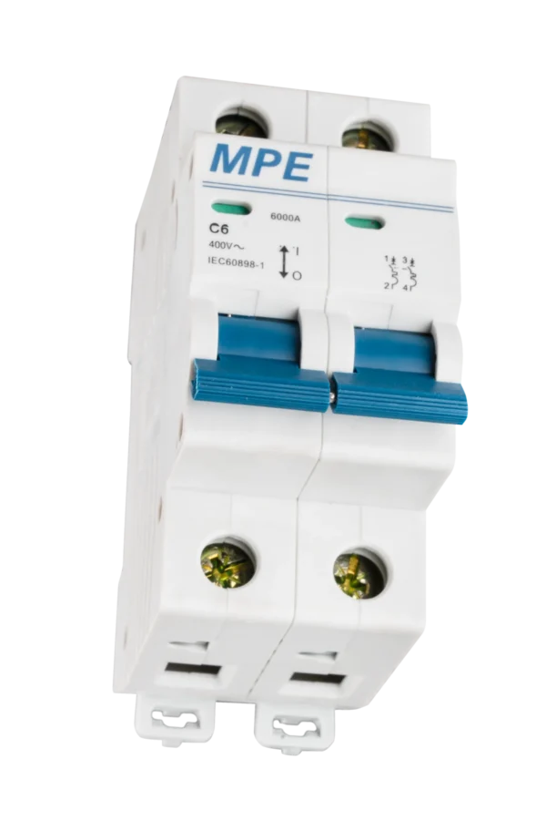 Cầu dao tự động MCB 2 cực, 40A, 6kA mã MP6-C240 2