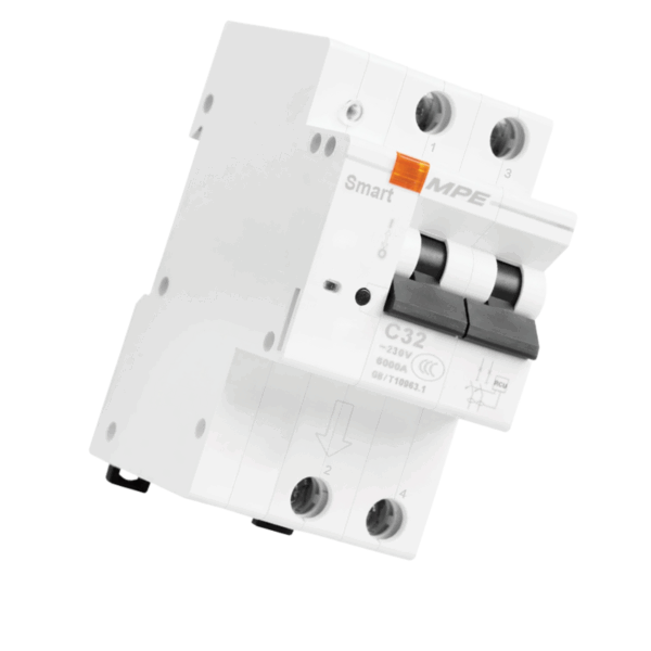 Cầu dao tự động thông minh MCBS 2 cực, 32A, 6kA mã MCBS-232 3