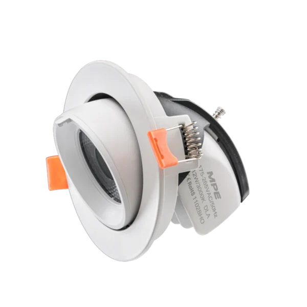 LED Downlight âm trần Chiếu điểm, Điều chỉnh hướng sáng 12W ánh sáng trung tính DLA-12N 1