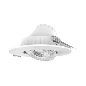 LED Downlight âm trần Chiếu điểm, Điều chỉnh hướng sáng, mặt tròn 9W ánh sáng vàng DLA2R-9V 6