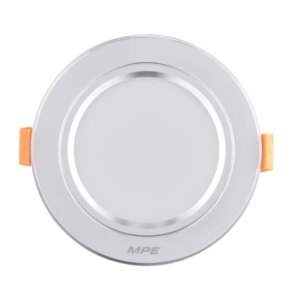 LED Downlight âm trần nhôm, viền bạc 5W - 3 chế độ màu DLB2-5/3C 3