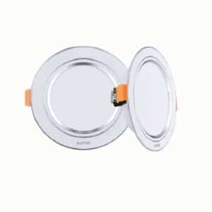 LED Downlight âm trần nhôm, viền bạc 5W - 3 chế độ màu DLB2-5/3C 8