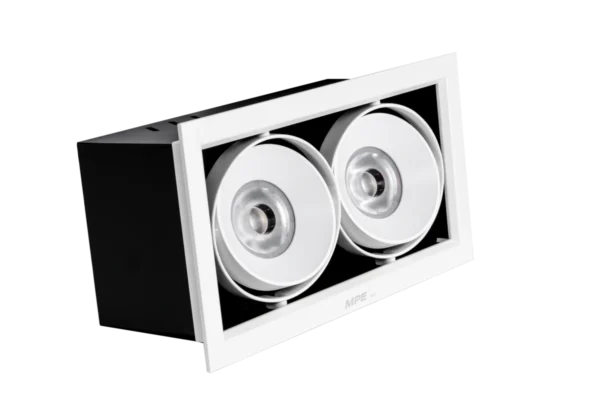LED Downlight âm trần Chiếu điểm 2 đèn 20W ánh sáng trung tính DLS-220N 1