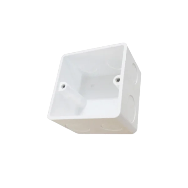 Đế âm chống cháy dùng cho các mặt nạ vuông KT75x75x50mm mã A157V 1