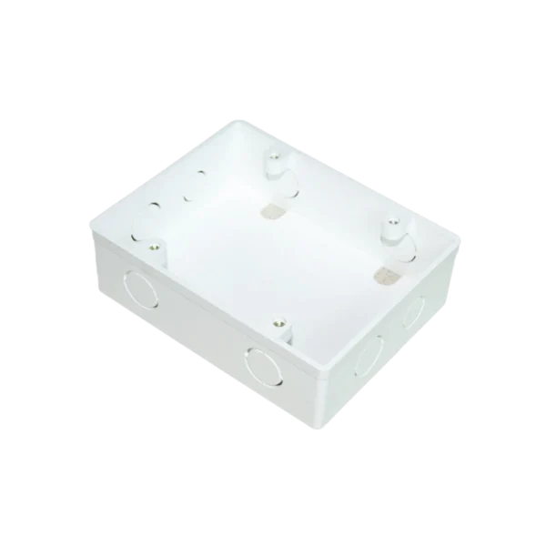 Hộp nhựa âm tường dùng cho 2 mặt đơn KT134x105x40mm mã A157ND 1